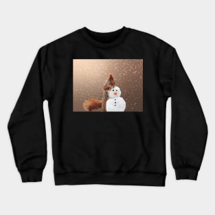 Snow Squirrel Crewneck Sweatshirt